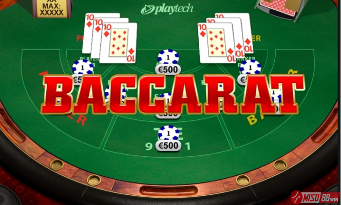 Trò chơi Baccarat được đánh giá là vô cùng đơn giản