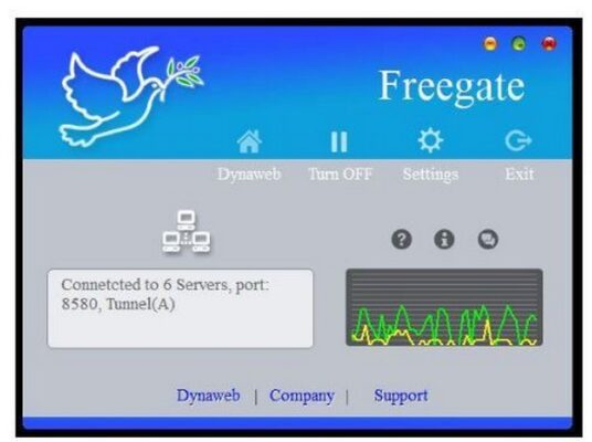 Phần mềm FreeGate được ứng dụng một cách hiệu quả khi fake IP vào web cá cược